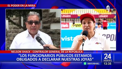 Contralor Nelson Shack se retracta: "Estamos obligados a declarar todo nuestro patrimonio"