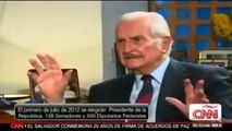 No quiero ni pensar que Peña Nieto pueda ser presidente Carlos Fuentes