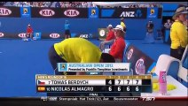 Australian Open 2012  Tomas Berdych Wont Shake Nicolas Almagros Hand
