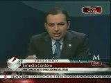 Cordero llama Vicente Calderon a Felipe Calderón durante el debate