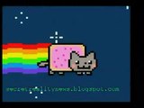 Strange Sounds while plays Nyan Cat in reverse