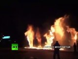 Violentas protestas en Atenas