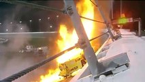 Montoya Crashes into Jet Dryer 2012 Daytona 500