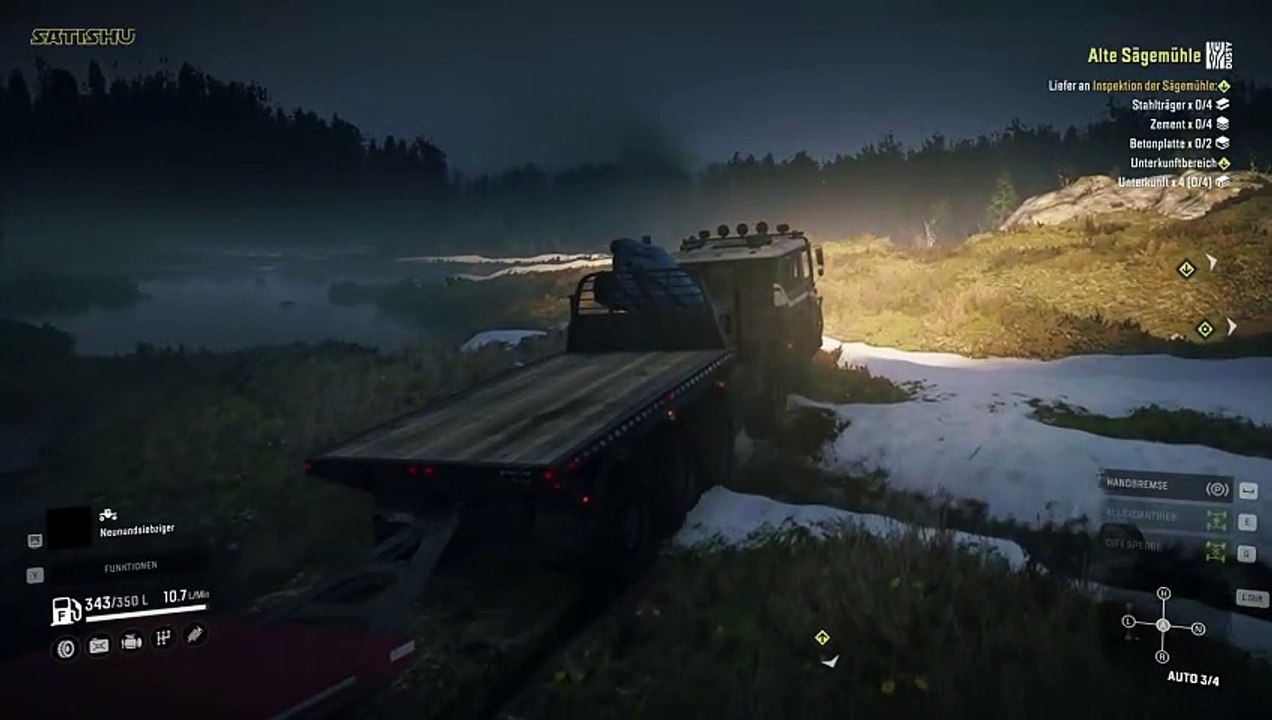 Auch Nachts muss transportiert werden! SnowRunner #436