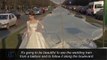 El Vestido con la cola mas larga del mundo establece record en Romania
