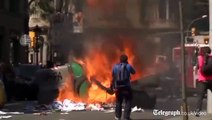 Violentas protestas estallan en España