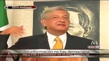 AMLO convoca a promocion en las redes sociales ya que televisoras buscan imponer a Peña Nieto a través de TV