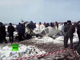 Accidente de avión en Rusia restos del avión en Siberia