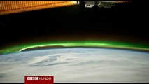 NASA muestra la aurora boreal desde el espacio