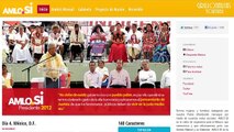 AMLOsi nuevo sitio web de Andres Manuel López Obrador