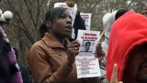 manifestacion en Ciudad de Nueva York por la muerte de Trayvon Martin