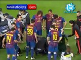 Terrible golpe a Pique  Barcelona vs Chelsea 4242012