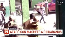 Extranjero hirió a dos personas con un machete, en la zona sur de La Paz