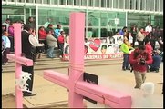 Madres en Cd Juarez marchan y protestan pidiendo seguridad y justicia