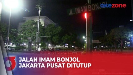 Jelang Pengumuman Hasil Pemilu 2024, Jalan Imam Bonjol Jakpus Ditutup