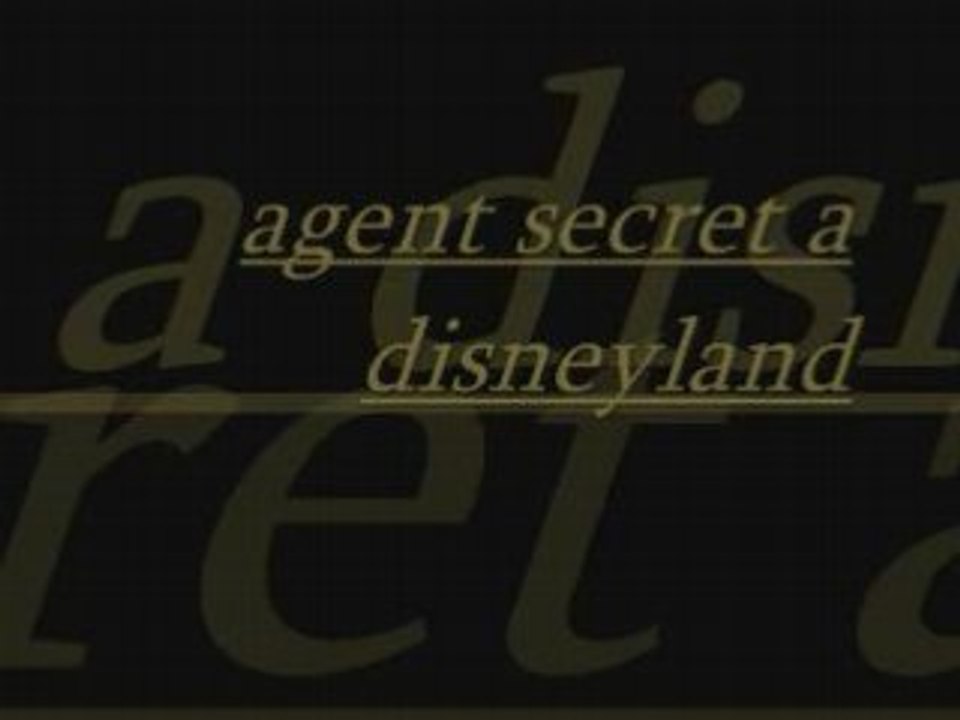 François perusse agent secret a disneyland