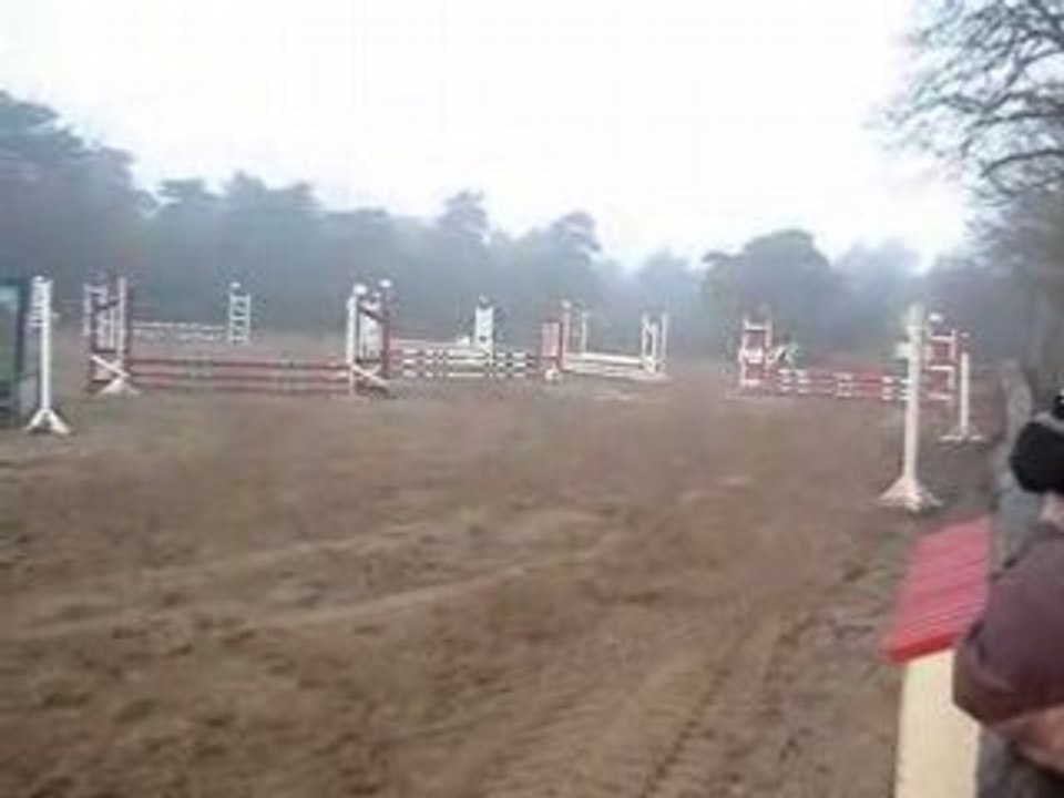 Hitak et moi en concour de saut a boissy