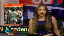 Ciclista realizan desnudos protestas en el DF