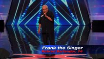 Americas Got Talent 2014  Frank The Singer 74YearOld Channels Frank Sinatra