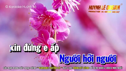 Ai Cho Tôi Tình Yêu Karaoke Nhạc Sống Tone Nam | Beat Karaok Việt Nam