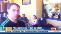 Presunto ladron de bicicletas enfrentan