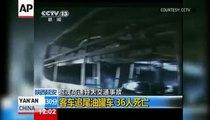 Decenas de muertos en accidente de autobús de China