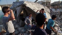 Mas de 40 civiles sirios murieron en el bombardeo de Azaz