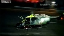 Peligrosas maniobras en helicóptero presentadas en show en vivo