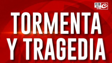 Temporal fatal: murió una mujer aplastada tras caerle una reja encima