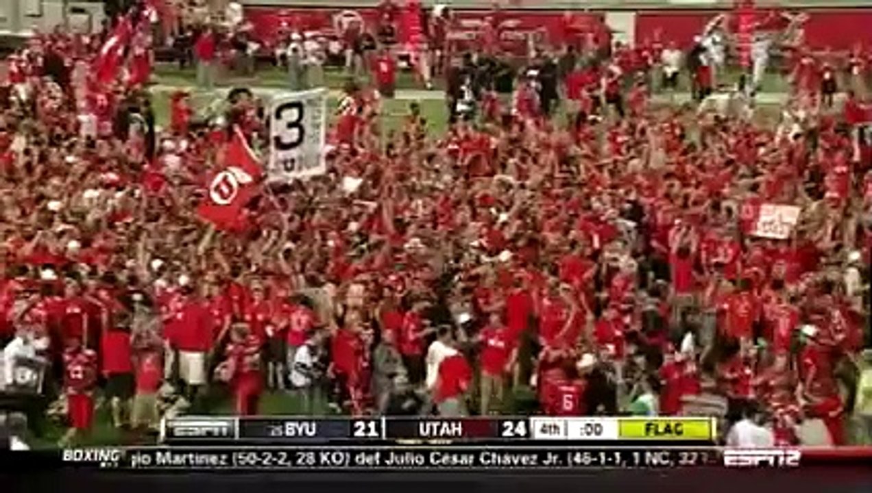 BYU vs Utah Game 2012 Final score 2124 Vídeo Dailymotion