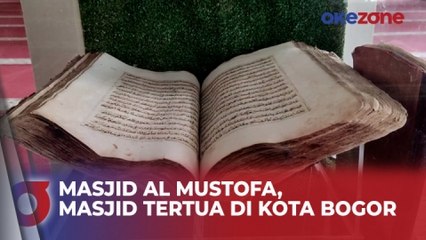 Masjid Al Mustofa, Masjid Tertua di Kota Bogor Simpan Alquran Tulisan Tangan