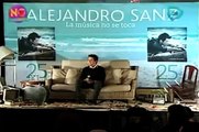 Alejandro Sanz presenta su nuevo disco La Música No Se Toca en México