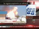 Explota planta de gas en Reynosa Tamaulipas