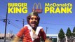 Burger King Mascot Visits McDonalds Prank