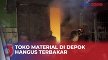 Hendak Berangkat Tarawih, Warga Sawangan Depok Digegerkan dengan Kebakaran Toko Material