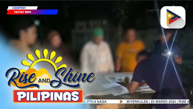 Tatlong indibidwal na sangkot sa iligal na droga, huli sa buy-bust operation sa Taytay, Rizal