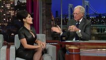 Salma Hayek Pinaults Prune Shot David Letterman Late Show
