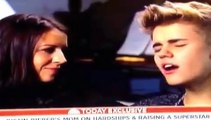 Today  Justin Bieber Singing Turn To You To Pattie