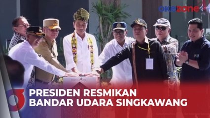 Presiden Jokowi Resmikan Bandar Udara Singkawang
