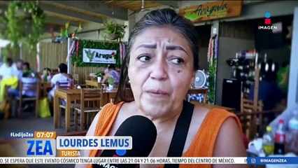 Turistas mantienen vivo y dan esperanza a Acapulco
