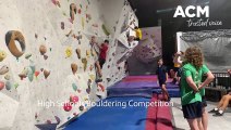 High Schools bouldering competition