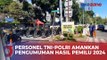 Ribuan Personel TNI-Polri Amankan Pengumuman Hasil Pemilu di KPU RI