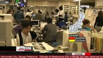Fuerte sismo sacude Japón videos muestran la sacudida en establecimientos