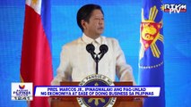 PBBM, ipinagmalaki ang pag-unlad ng ekonomiya at ease of doing business sa Pilipinas