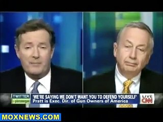 Download Video: Piers Morgan Tonight  Piers Grills Gun Lobbyist Larry Pratt Heated Debate