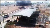 Explosión de instaciones de PEMEX en Reynosa Tamaulipas 2 angulos diferentes