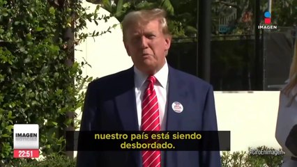 “Son unos criminales” Donald Trump volvió a atacar a los migrantes