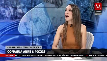 Inicia extracción de pozos en Zumpango; fuente alternativa de agua