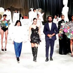 Ananya Panday for Rahul Mishra at Lakme Fashion Week