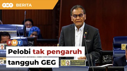 Tangguh GEG tidak dipengaruhi pelobi industri, kata menteri